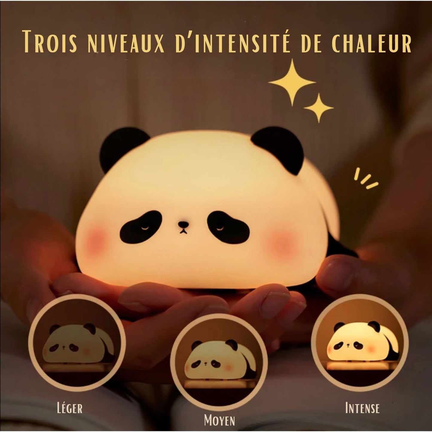 Veilleuse Panda en silicone